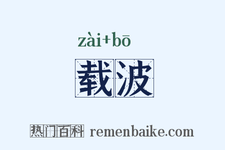 载波是什么意思的图片